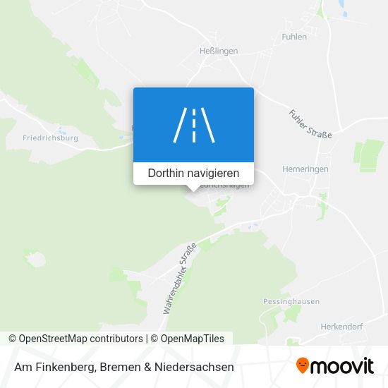 Am Finkenberg Karte