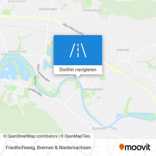 Friedhofsweg Karte