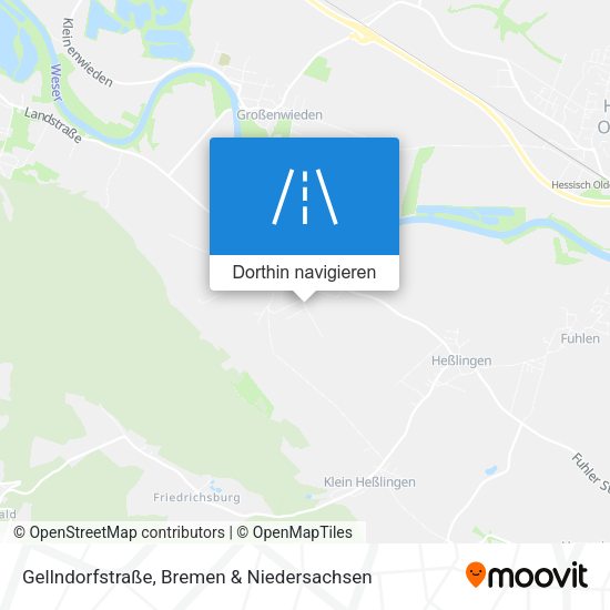 Gellndorfstraße Karte