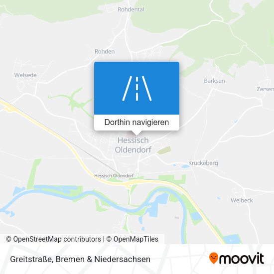 Greitstraße Karte