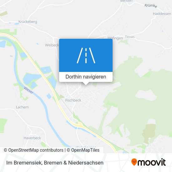 Im Bremensiek Karte