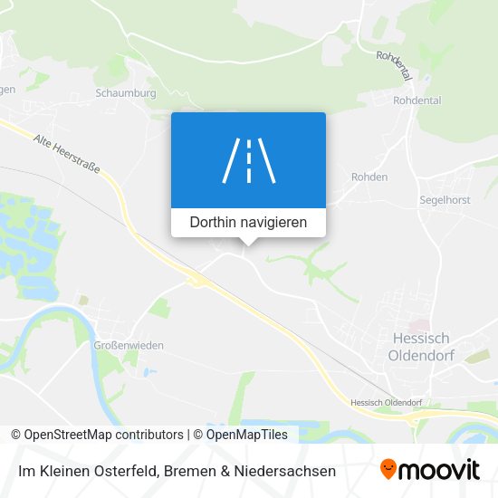 Im Kleinen Osterfeld Karte