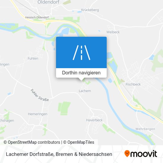 Lachemer Dorfstraße Karte