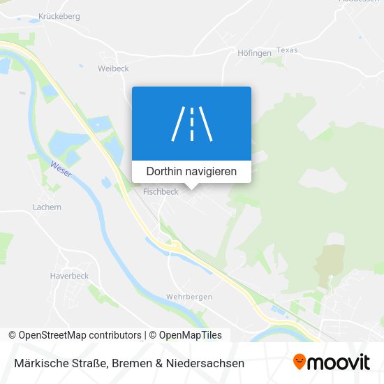 Märkische Straße Karte