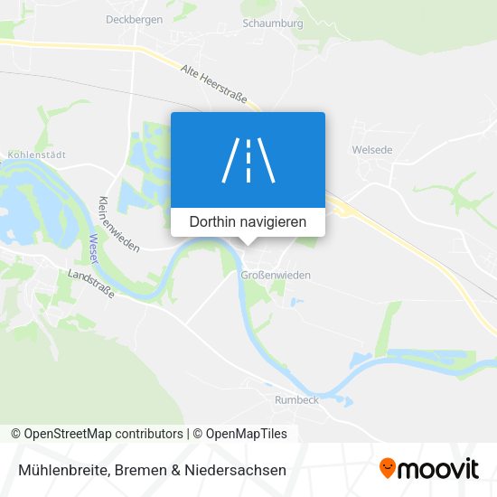 Mühlenbreite Karte