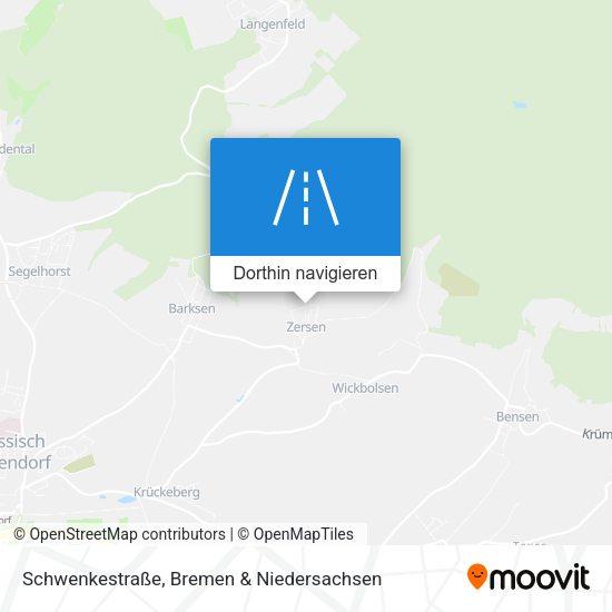 Schwenkestraße Karte
