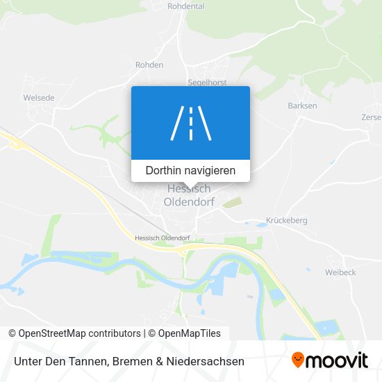 Unter Den Tannen Karte