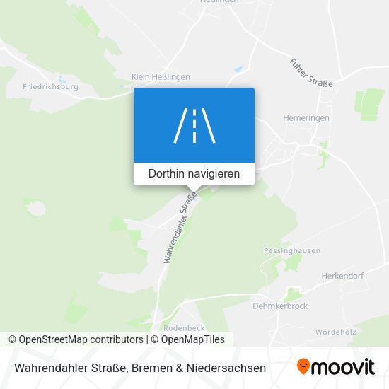 Wahrendahler Straße Karte