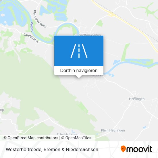 Westerholtreede Karte