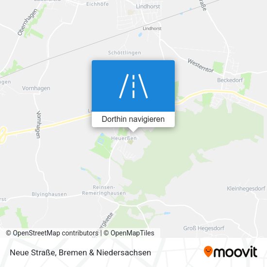 Neue Straße Karte