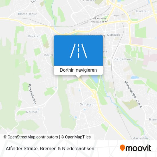 Alfelder Straße Karte