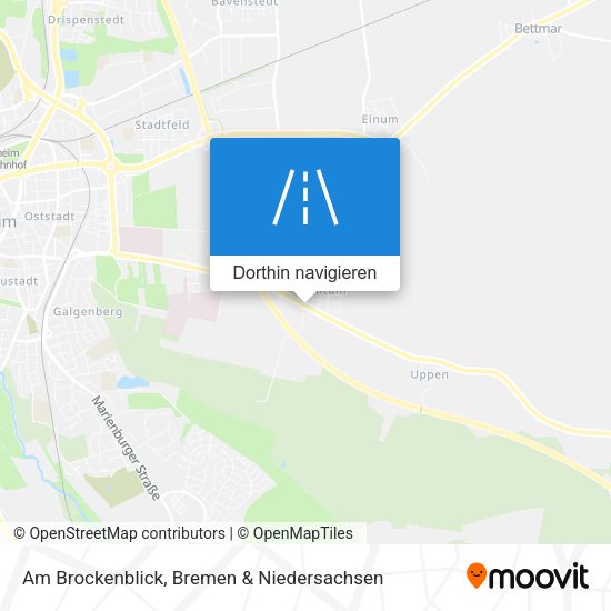 Am Brockenblick Karte