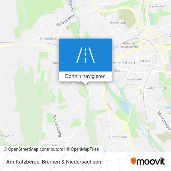 Am Katzberge Karte