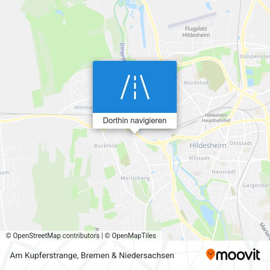 Am Kupferstrange Karte