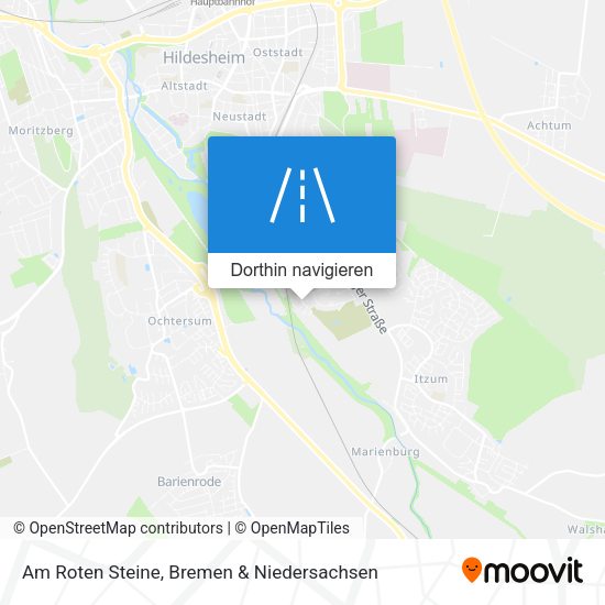 Am Roten Steine Karte