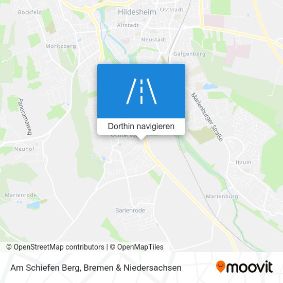 Am Schiefen Berg Karte