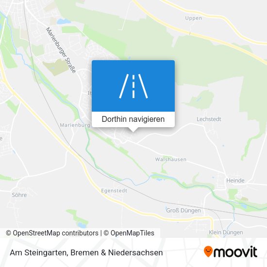 Am Steingarten Karte
