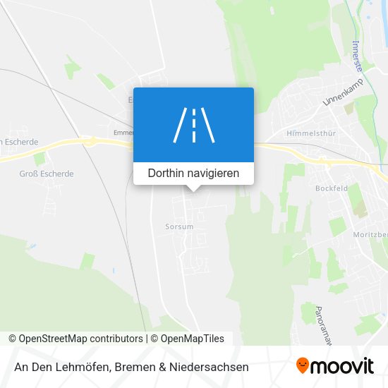 An Den Lehmöfen Karte