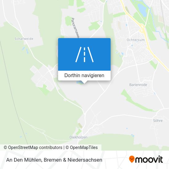 An Den Mühlen Karte