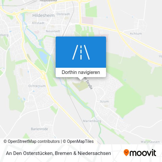 An Den Osterstücken Karte