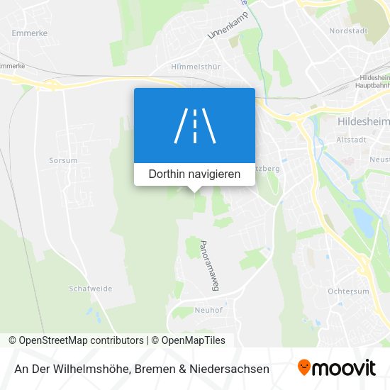 An Der Wilhelmshöhe Karte