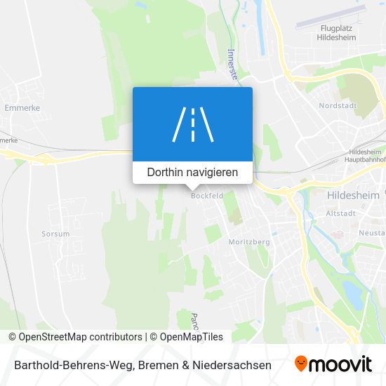 Barthold-Behrens-Weg Karte