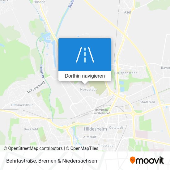 Behrlastraße Karte