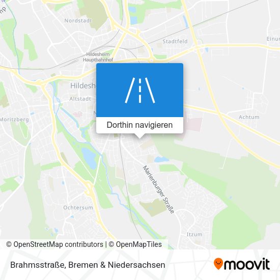 Brahmsstraße Karte
