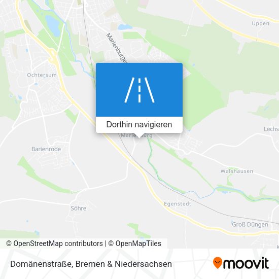 Domänenstraße Karte