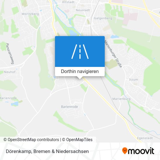 Dörenkamp Karte