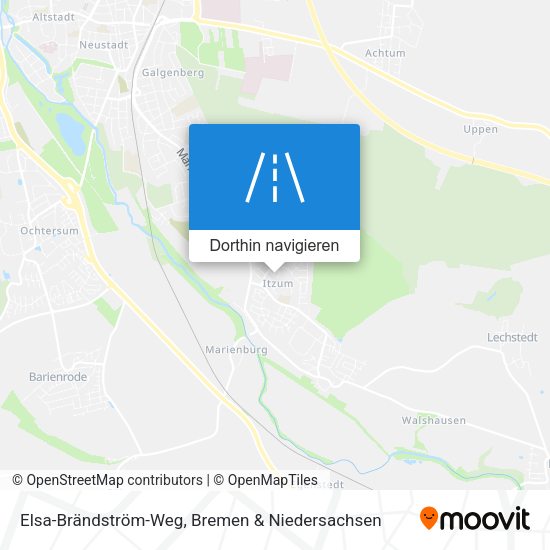 Elsa-Brändström-Weg Karte