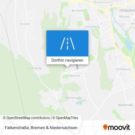 Falkenstraße Karte