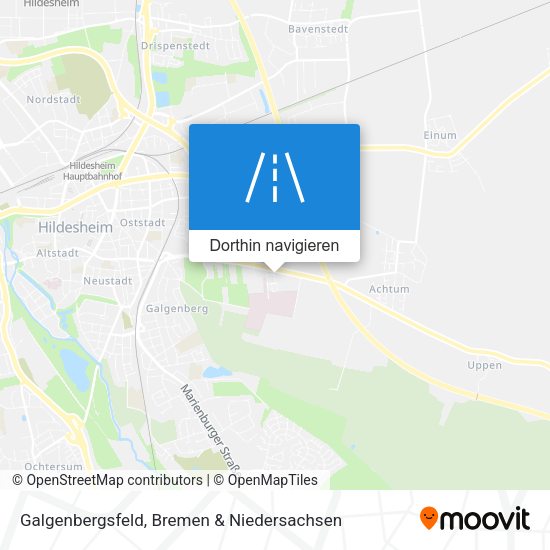 Galgenbergsfeld Karte