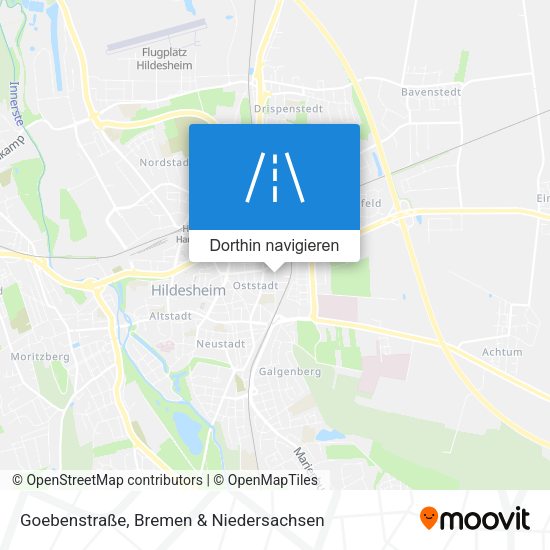 Goebenstraße Karte