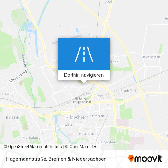 Hagemannstraße Karte