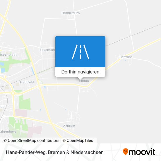 Hans-Pander-Weg Karte