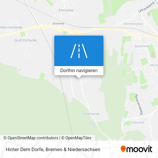 Hinter Dem Dorfe Karte
