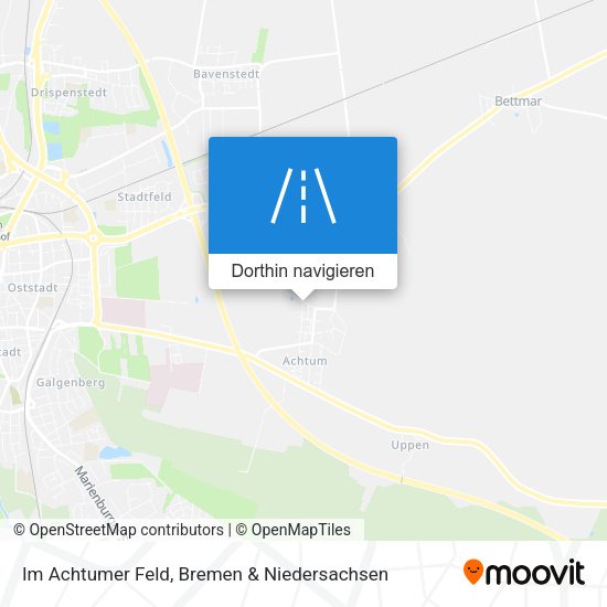 Im Achtumer Feld Karte