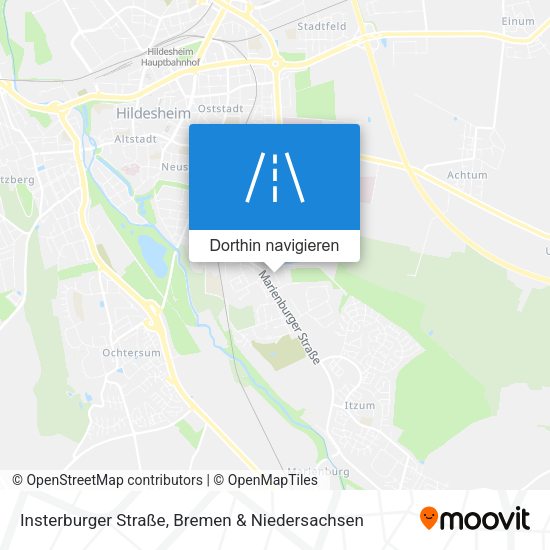 Insterburger Straße Karte