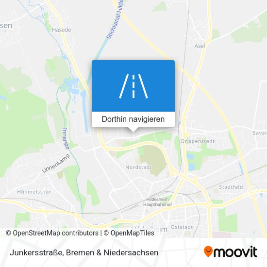 Junkersstraße Karte