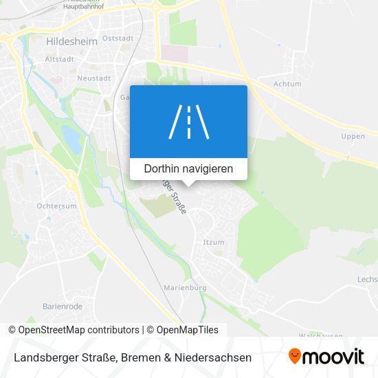 Landsberger Straße Karte