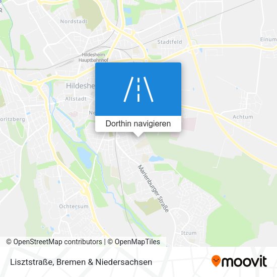 Lisztstraße Karte