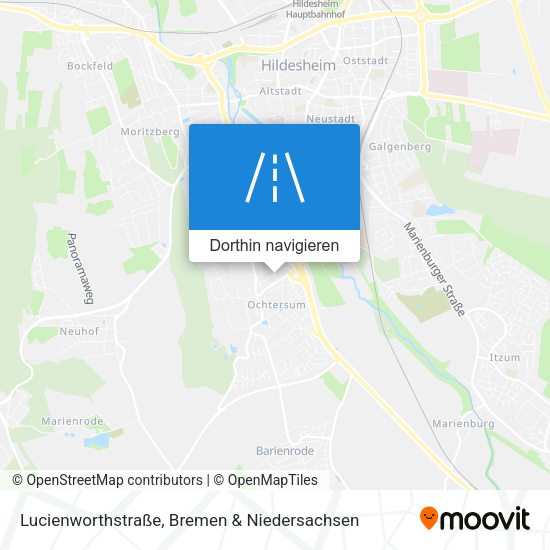 Lucienworthstraße Karte