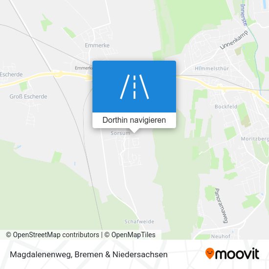 Magdalenenweg Karte