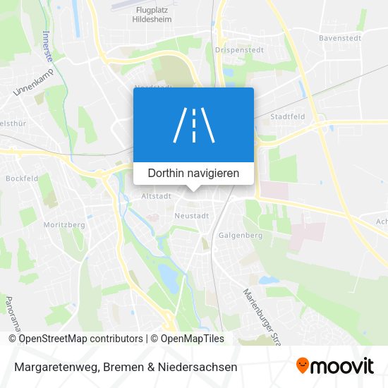 Margaretenweg Karte