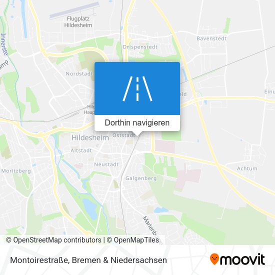 Montoirestraße Karte