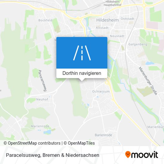 Paracelsusweg Karte