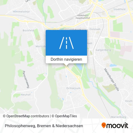 Philosophenweg Karte