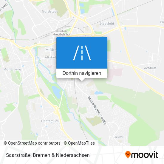 Saarstraße Karte