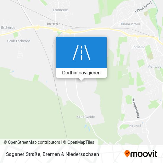 Saganer Straße Karte
